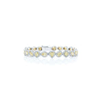Load image into Gallery viewer, Multi color Fancy yellow diamond halo setting bracelet