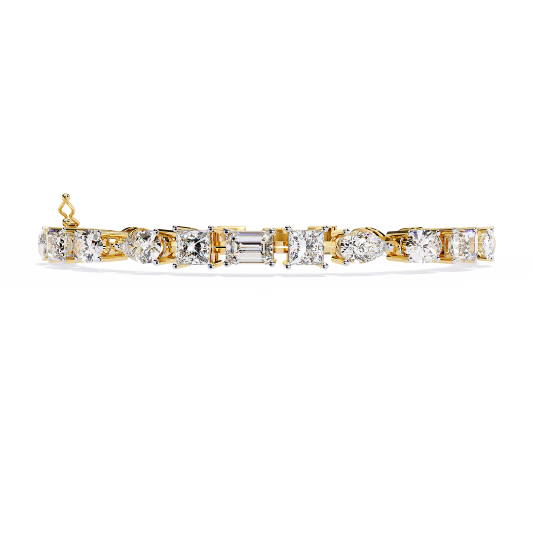 ✨ A symphony of fancy-cut diamonds, crafted to shine beyond expectations.