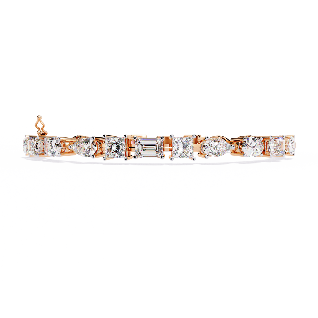 ✨ A symphony of fancy-cut diamonds, crafted to shine beyond expectations.