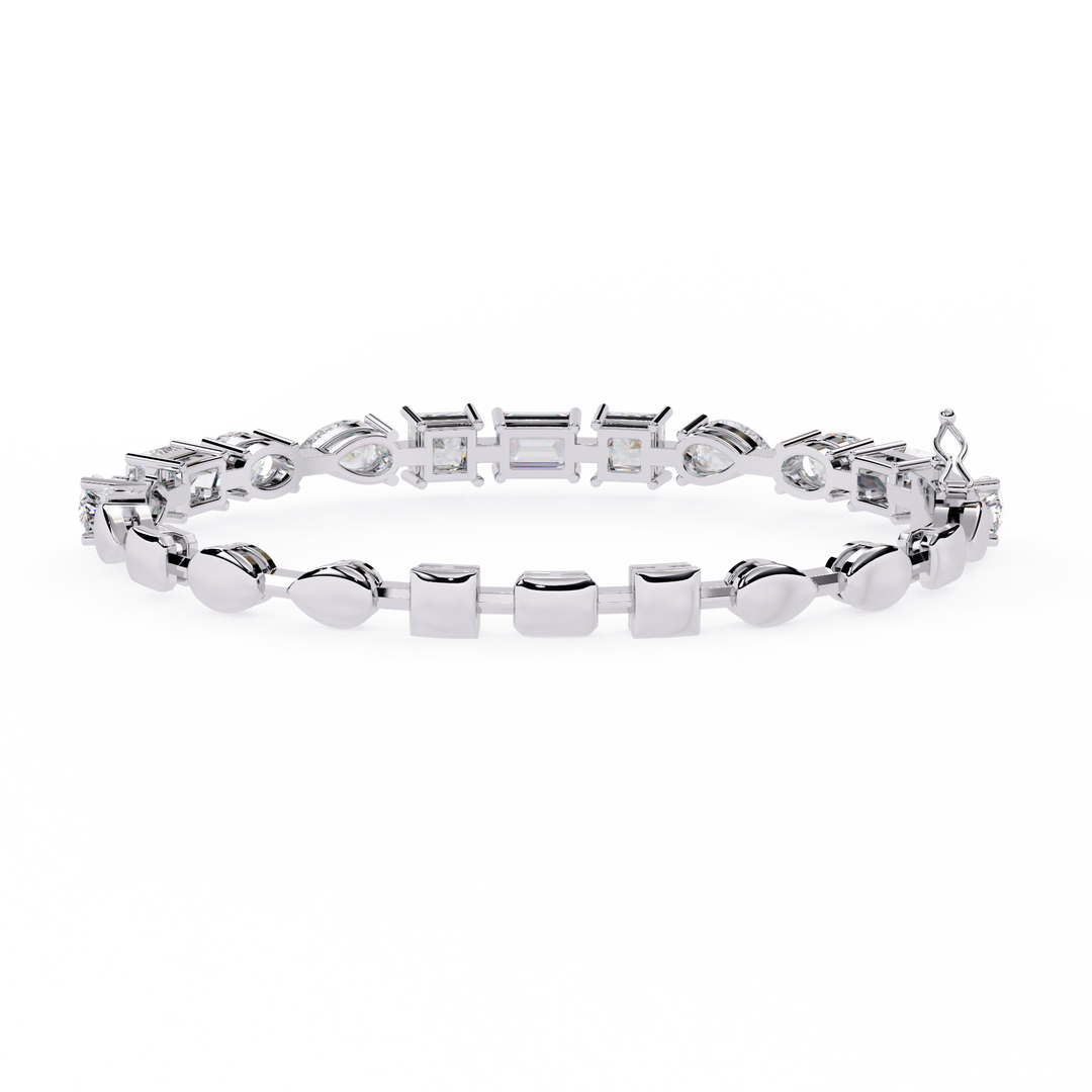 ✨ A symphony of fancy-cut diamonds, crafted to shine beyond expectations.