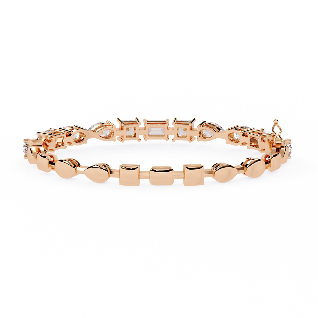 ✨ A symphony of fancy-cut diamonds, crafted to shine beyond expectations.