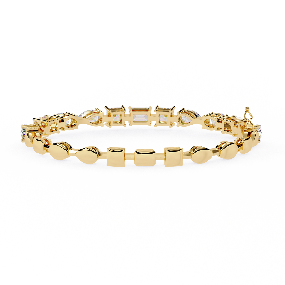 ✨ A symphony of fancy-cut diamonds, crafted to shine beyond expectations.