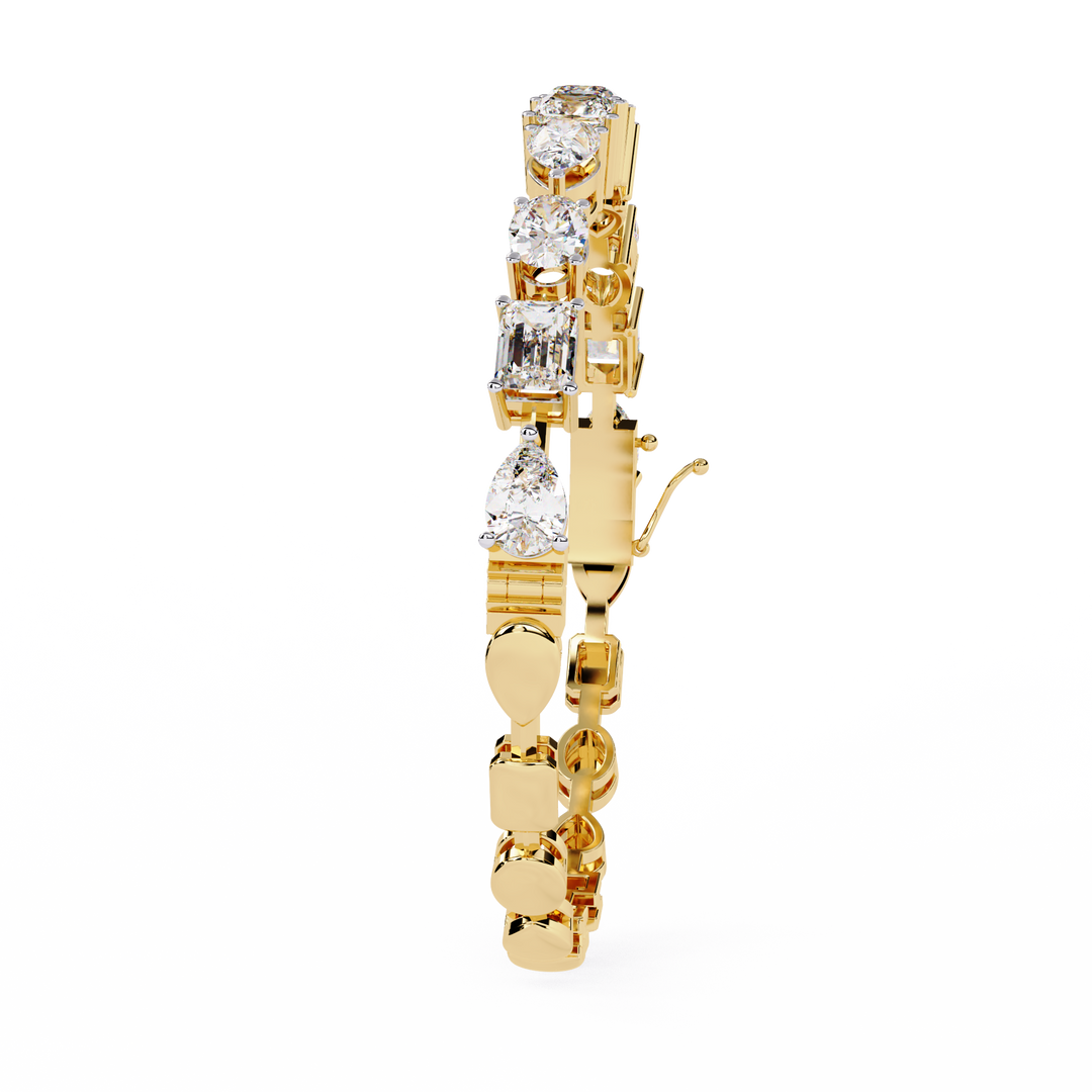✨ A symphony of fancy-cut diamonds, crafted to shine beyond expectations.