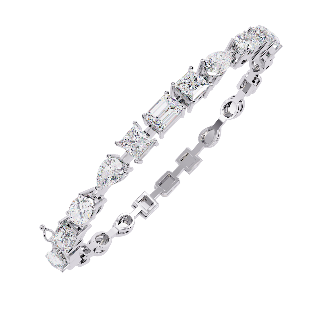 ✨ A symphony of fancy-cut diamonds, crafted to shine beyond expectations.