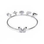 Load image into Gallery viewer, Lab Diamond Charms Bracelet – Symbols of Love, Life &amp; Endless Possibilities