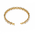Load image into Gallery viewer, Blooming Marquise &amp; Round Lab Diamond Bracelet — 6.50ct Total, D–F Color, VVS–VS Clarity, 18K Gold