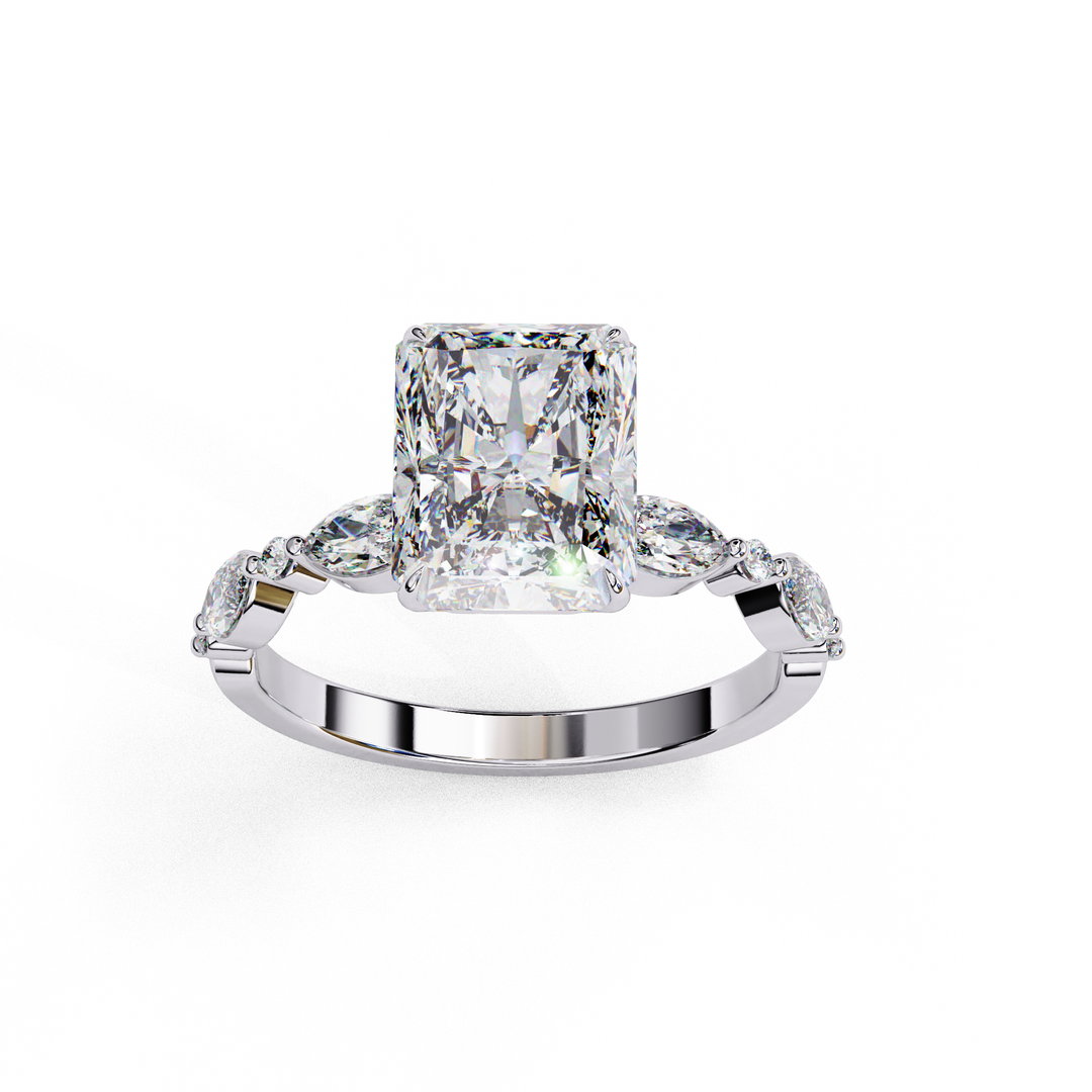 ✨ 2.50ct Radiant Lab Grown Diamond Ring — Pure Brilliance, Unforgettable Presence