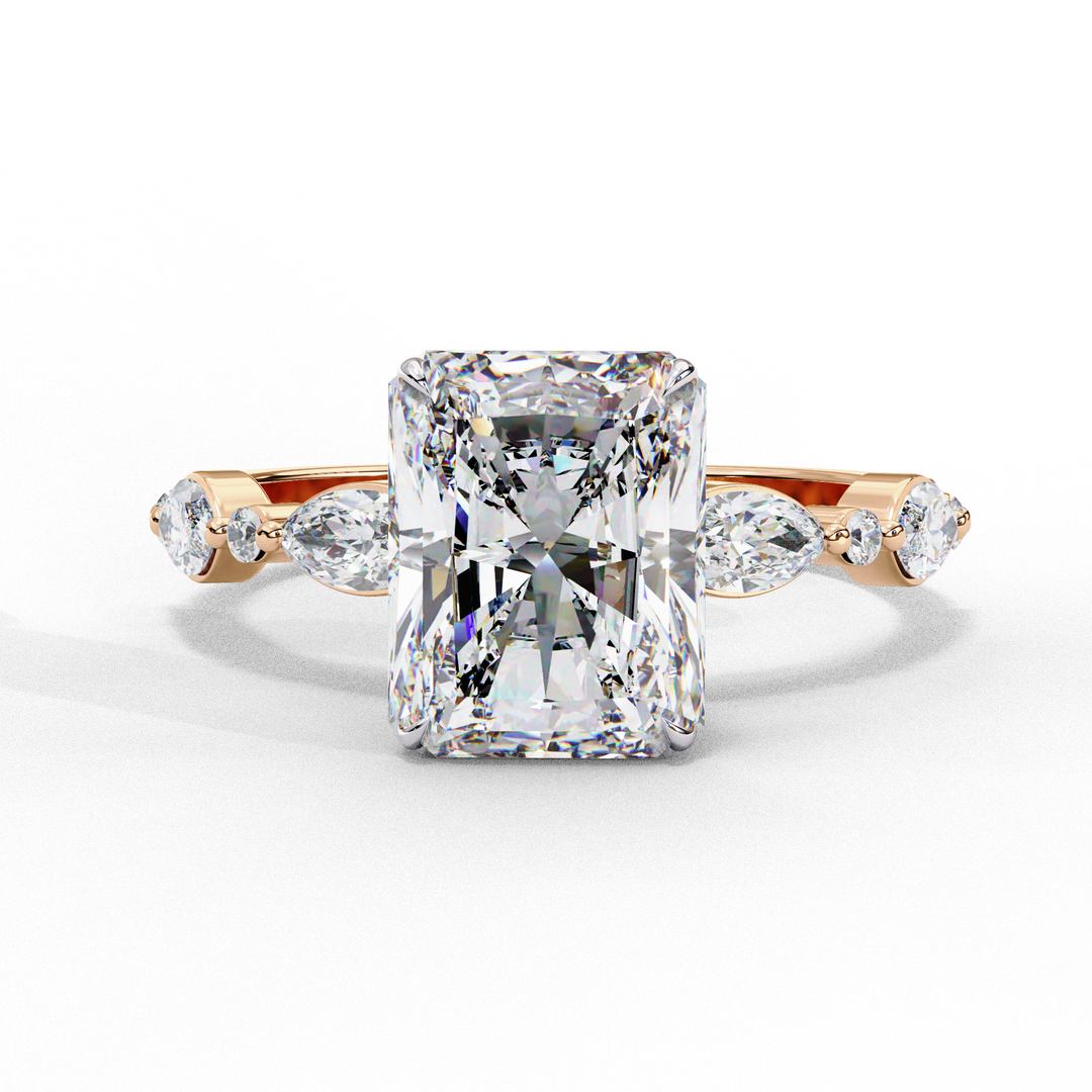 ✨ 2.50ct Radiant Lab Grown Diamond Ring — Pure Brilliance, Unforgettable Presence