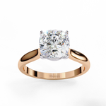 Load image into Gallery viewer, Cushion Cut Solitaire Engagement Ring
