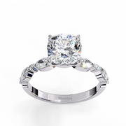 Cushion Diamond Engagement Ring