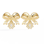 Load image into Gallery viewer, Mamiya Diamonds – Eternal Knot Lab Diamond Earrings with 18K Gold