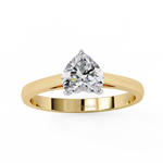 Load image into Gallery viewer, Heart Solitaire Ring