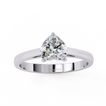 Load image into Gallery viewer, Heart Solitaire Ring