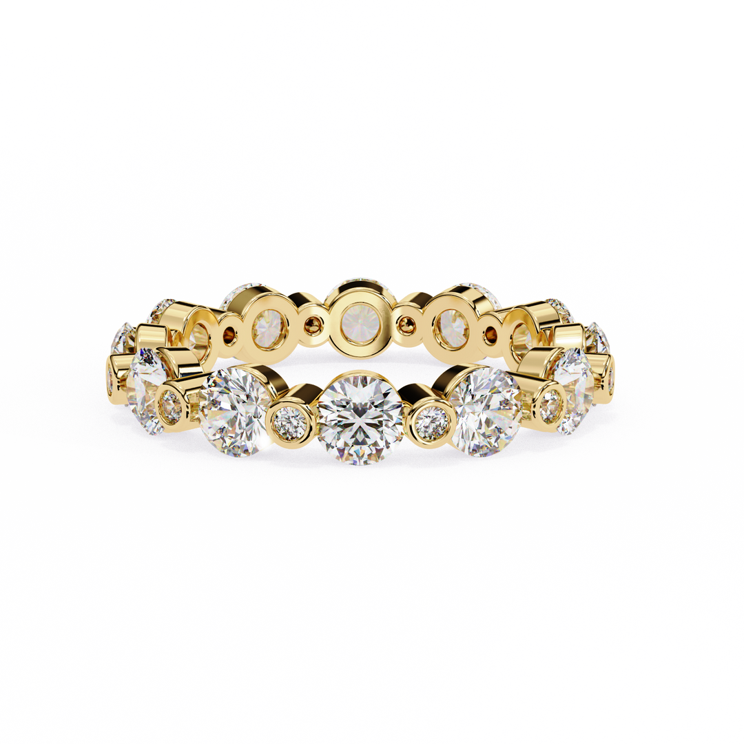 💎 Full Eternity Lab-Grown Diamond Ring – 2.65ct | 18K Gold