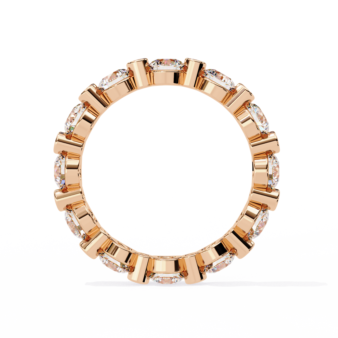 💎 Full Eternity Lab-Grown Diamond Ring – 2.65ct | 18K Gold