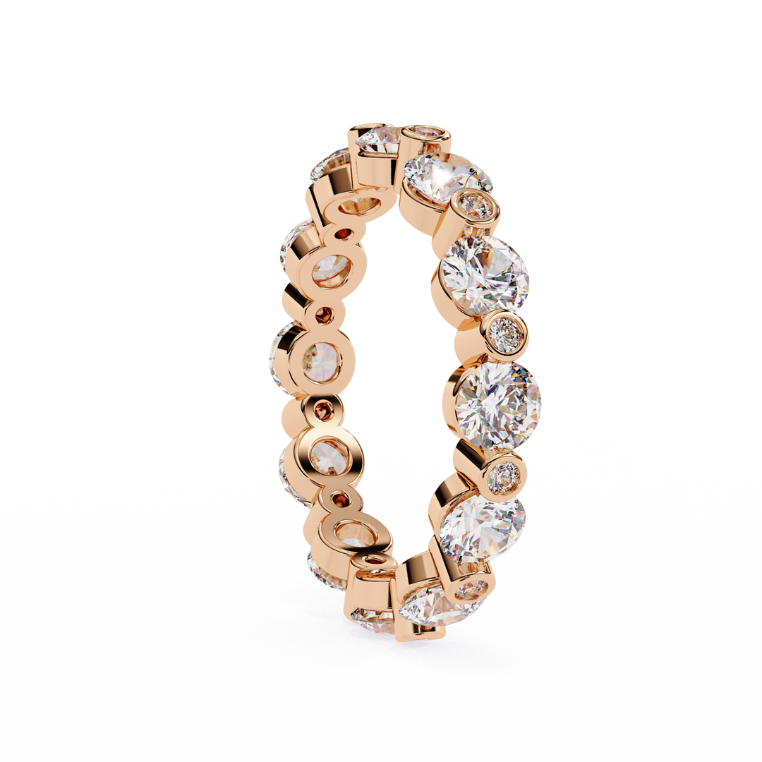 💎 Full Eternity Lab-Grown Diamond Ring – 2.65ct | 18K Gold
