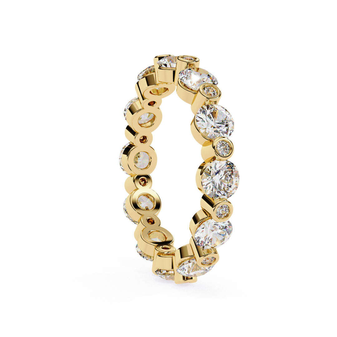 💎 Full Eternity Lab-Grown Diamond Ring – 2.65ct | 18K Gold