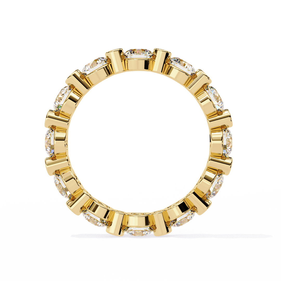 💎 Full Eternity Lab-Grown Diamond Ring – 2.65ct | 18K Gold