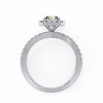 Load image into Gallery viewer, Exquisite 1.90CT Radiant Cut Lab Diamond Halo Ring in 18K Gold | VVS2 • E Color