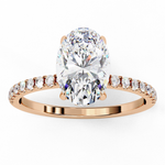 Load image into Gallery viewer, ✨ The Royale Élise — 2.00CT Oval Lab Grown Diamond Ring in 18K Gold