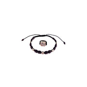 Black Tan Diamond Bracelet