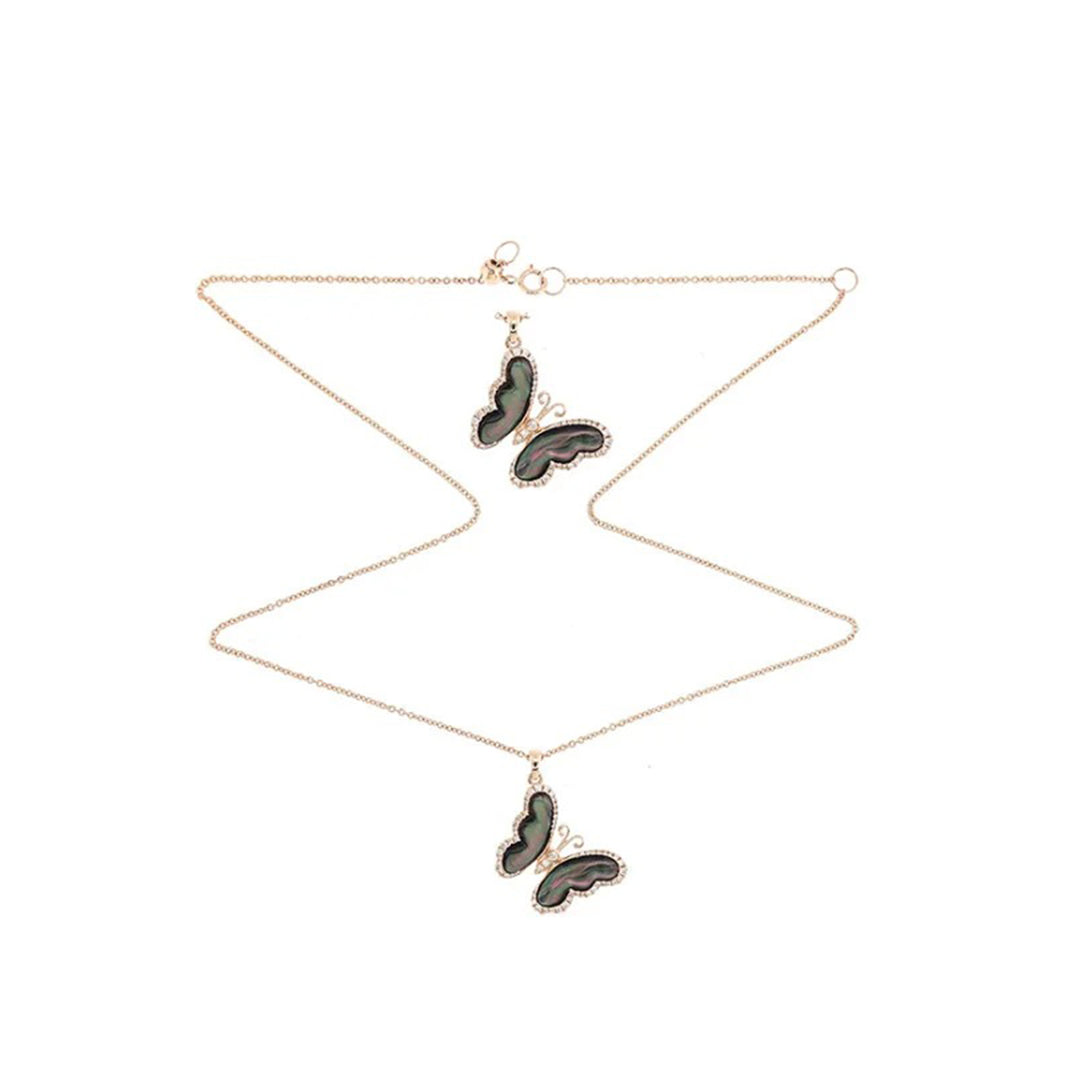 Arena Butterfly Diamond Necklace