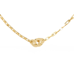 Load image into Gallery viewer, 18K Gold Lab Diamond Handcuff Necklace | Modern Luxury Jewelry