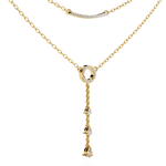 Load image into Gallery viewer, 18K Gold Lab Diamond Necklace | Elegant Fine Jewelry