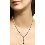Load image into Gallery viewer, Multi Color pear form diamond necklace set