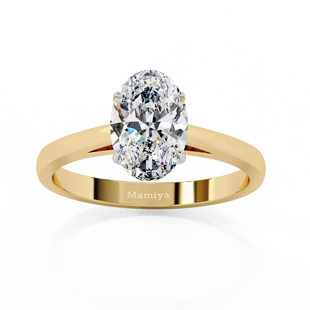 Oval Solitaire Ring