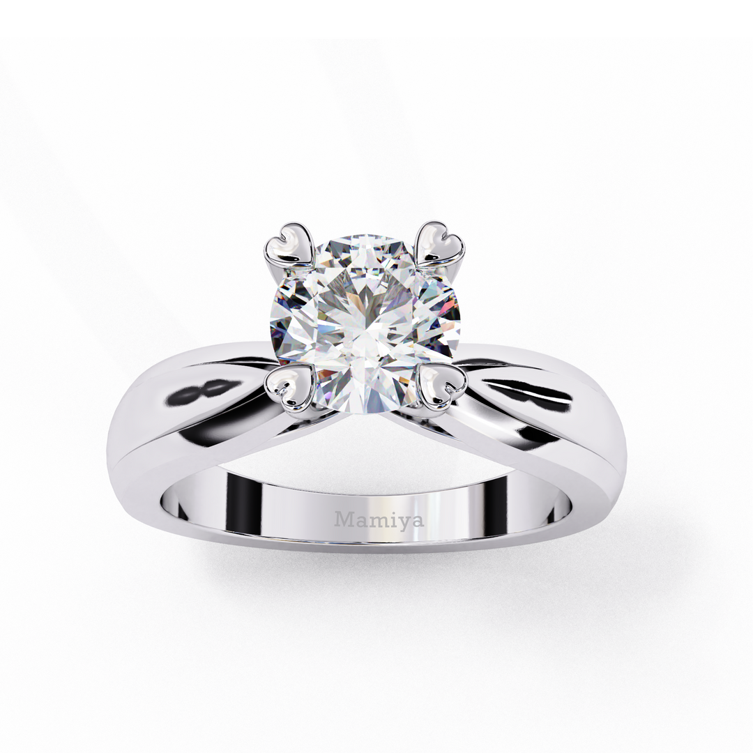 Round Brilliant Cut Diamond Engagement Ring