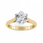 Round Brilliant Cut Solitaire Ring – 1.3 CTW