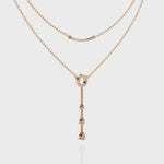 Load and play video in Gallery viewer, 18K Gold Lab Diamond Necklace | Elegant Fine Jewelry