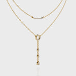 Load and play video in Gallery viewer, 18K Gold Lab Diamond Necklace | Elegant Fine Jewelry