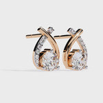 Load and play video in Gallery viewer, Drop Lab Diamond Drop Earrings | VVS–VS D-E-F Diamond Design