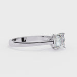 Load and play video in Gallery viewer, Princess Cut Solitaire Engagement Ring