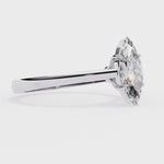 Load and play video in Gallery viewer, Marquise Solitaire Engagement Ring