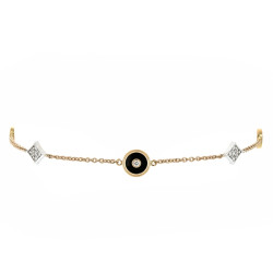 18k Enamel Diamond Bracelet 