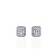 Round & Baguette Cut Diamond Earring