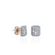 Round & Baguette Cut Diamond Earring