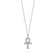 Diamond Ankh Egyptian Cross Pendant