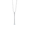 Dangling diamond drop pendant 