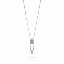 Illusion Setting Diamond Necklace 