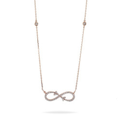 Classic Infinity Diamond Necklace