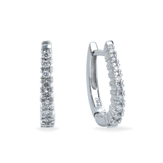 Diamonds Hoops Earrings