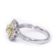 Oval Fancy Yellow Diamond Ring