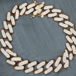 Cuban Link Diamond Bracelet Cuban Link Diamond Bracelet