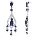 Dangling Sapphire Earrings