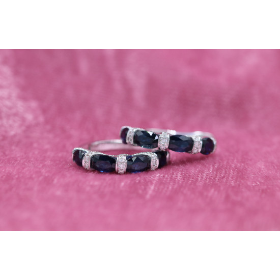 Oval Sapphire Earrings Oval Sapphire Earrings