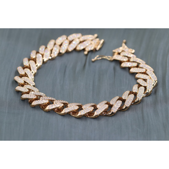 Cuban Link Diamond Bracelet